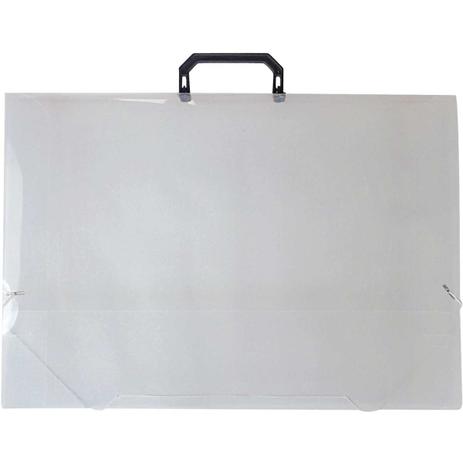 Maleta Plastica com ALCA A3 Cristal 23MM - Acp Menor preço em Maleta Plastica com ALCA A3 Cristal 23MM - Acp