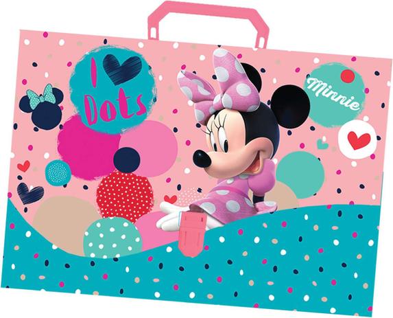 Maleta Plastica com ALCA Decor Minnie 40CM. MOD. 949 V.M.P. Menor preço em Maleta Plastica com ALCA Decor Minnie 40CM. MOD. 949 V.M.P.