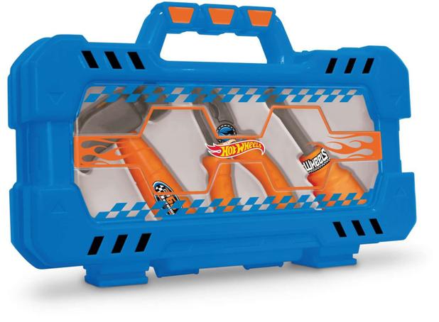 Maleta Porta Carrinhos HOT Wheels Maleta Ferramentas FUN Menor preço em Maleta Porta Carrinhos HOT Wheels Maleta Ferramentas FUN