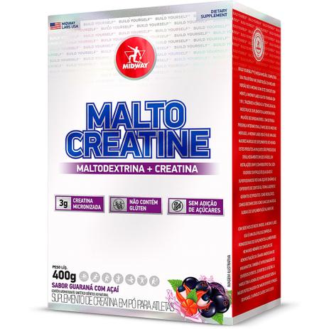 Malto creatine 400g guaraná+açai - Midway é ruim? Malto creatine 400g guaraná+açai - Midway é boa?