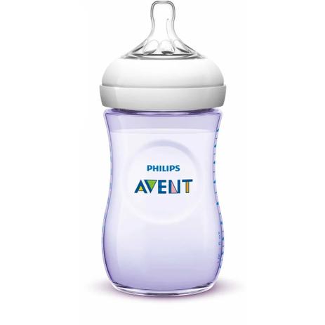 Mamadeira 260ml Pétala Lilás 1m Avent Menor preço em Mamadeira 260ml Pétala Lilás 1m Avent
