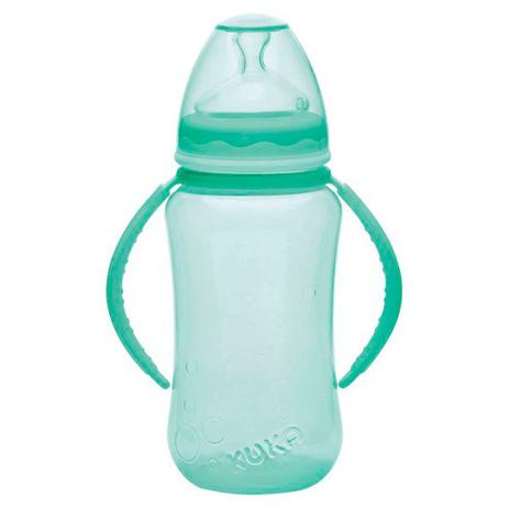 Mamadeira Aquarela Big Orto com Alça Removível 330 ml - Kuka Menor preço em Mamadeira Aquarela Big Orto com Alça Removível 330 ml - Kuka