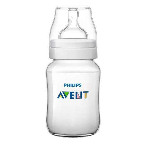 Mamadeira Avent Classic 260ml Transparente 563/17 Menor preço em Mamadeira Avent Classic 260ml Transparente 563/17