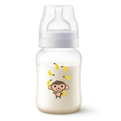 Mamadeira Bebê Anti-colic Classic Macaco 260ml Philips Avent SCF821/11 Menor preço em Mamadeira Bebê Anti-colic Classic Macaco 260ml Philips Avent SCF821/11