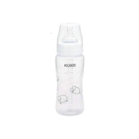 Mamadeira Branca Premium 330ml Bico Universal - Kuka Menor preço em Mamadeira Branca Premium 330ml Bico Universal - Kuka