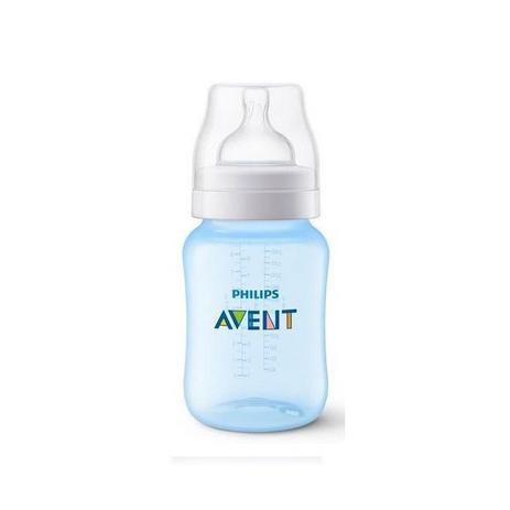 Mamadeira Classic+ 260ml 1m+ Azul - Philips Avent Menor preço em Mamadeira Classic+ 260ml 1m+ Azul - Philips Avent