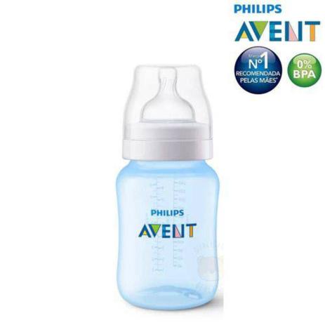 Mamadeira Classic+ 260ml Azul Philips Avent - Philips avent Menor preço em Mamadeira Classic+ 260ml Azul Philips Avent - Philips avent