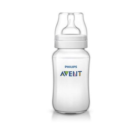 Mamadeira Classic+ 330ml 3m+ Branca Philips Avent Menor preço em Mamadeira Classic+ 330ml 3m+ Branca Philips Avent