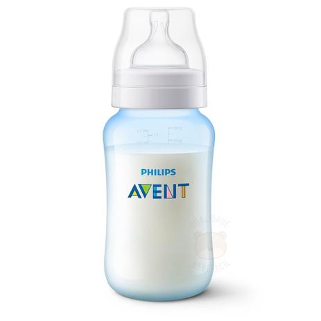 Menor preço em Mamadeira Classic PP 330ML AZUL N3 Philips AVENT