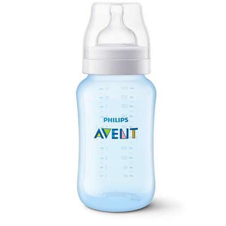 Mamadeira Clássica PP 330ml - Azul - Philips Avent Menor preço em Mamadeira Clássica PP 330ml - Azul - Philips Avent