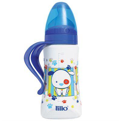 Mamadeira Design Fashion Azul 300ml Lillo Menor preço em Mamadeira Design Fashion Azul 300ml Lillo