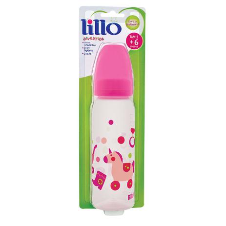 Mamadeira Divertida - Ortodôntica - Silicone - 240 ml - Rosa - Lillo Menor preço em Mamadeira Divertida - Ortodôntica - Silicone - 240 ml - Rosa - Lillo
