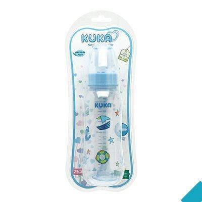 Mamadeira Kuka Natural Color Bico Universal Silicone Azul 250ml 1541 Menor preço em Mamadeira Kuka Natural Color Bico Universal Silicone Azul 250ml 1541