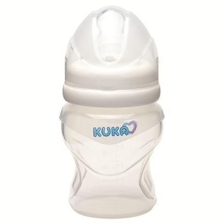 Mamadeira Kuka Soft Silicone Transparente Ortodôntico 150ml Menor preço em Mamadeira Kuka Soft Silicone Transparente Ortodôntico 150ml