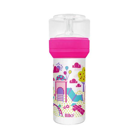 Mamadeira lillo divertida super - 260ml rosa Menor preço em Mamadeira lillo divertida super - 260ml rosa
