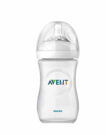 Mamadeira Linha Pétala 260ml Philips Avent - Transparente Menor preço em Mamadeira Linha Pétala 260ml Philips Avent - Transparente