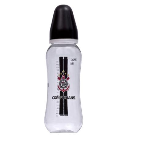 Mamadeira Lolly Corinthians Bico Redondo Silicone 250ml Menor preço em Mamadeira Lolly Corinthians Bico Redondo Silicone 250ml