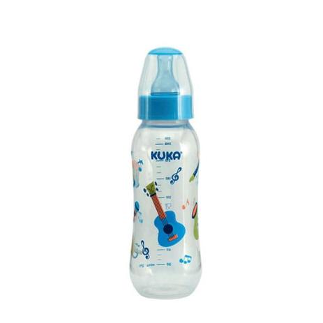Mamadeira Natural Color 250ml Bico Colorido Universal Azul - Kuka Menor preço em Mamadeira Natural Color 250ml Bico Colorido Universal Azul - Kuka