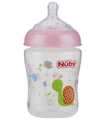 Mamadeira Nûby De Bico Largo Bico Silicone Soft Flex Rosa, Verde e Azul. Menor preço em Mamadeira Nûby De Bico Largo Bico Silicone Soft Flex Rosa, Verde e Azul.