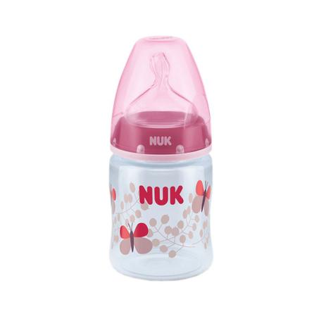 Mamadeira Nuk First Choice Trend 150ML S1 Girl Menor preço em Mamadeira Nuk First Choice Trend 150ML S1 Girl
