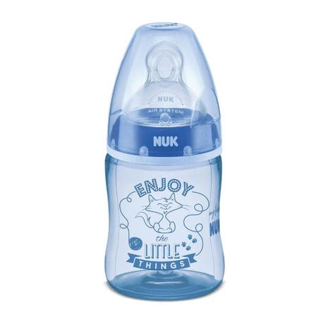 Mamadeira Nuk My First 150ml 0-6 meses Boys Menor preço em Mamadeira Nuk My First 150ml 0-6 meses Boys