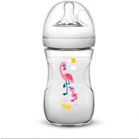 Mamadeira Petala 260ML Flamingo Philips AVENT SCF627/21 Menor preço em Mamadeira Petala 260ML Flamingo Philips AVENT SCF627/21