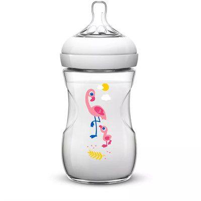 Mamadeira Pétala 260ml Flamingo SCF62721 Avent Philips Menor preço em Mamadeira Pétala 260ml Flamingo SCF62721 Avent Philips