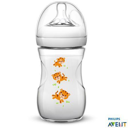 Mamadeira Pétala Anticólica 260ml Tigre Philips Avent Menor preço em Mamadeira Pétala Anticólica 260ml Tigre Philips Avent