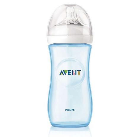 Mamadeira Pétala Azul 330ml 6m+ - Philips Avent Menor preço em Mamadeira Pétala Azul 330ml 6m+ - Philips Avent