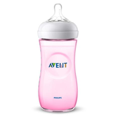 Mamadeira pétala Philips Avent rosa 330ml Menor preço em Mamadeira pétala Philips Avent rosa 330ml