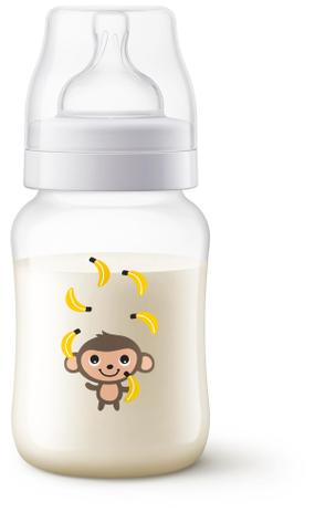 Mamadeira Philips Avent Anti-Colic Clássica Macaco 260ml Menor preço em Mamadeira Philips Avent Anti-Colic Clássica Macaco 260ml