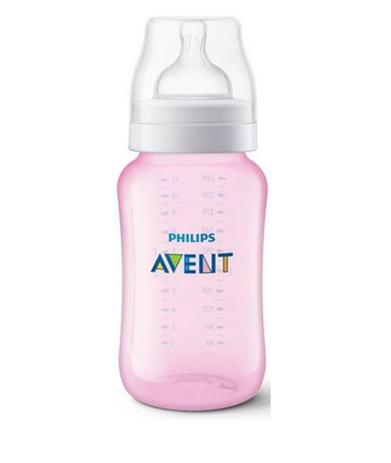 Menor preço em Mamadeira Philips Avent Classic Rosa 330ml SCF567/17