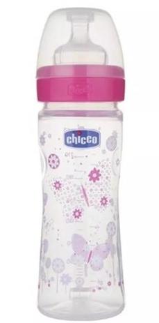Mamadeira Well-being 250ml Rosa +2m Chicco 206231 Menor preço em Mamadeira Well-being 250ml Rosa +2m Chicco 206231