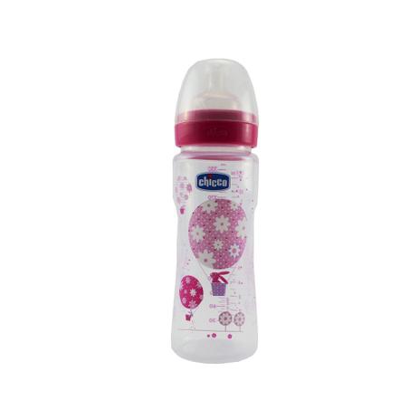 Mamadeira Well-Being Rosa 330ml Fluxo Rápido 4m+ - Chicco Menor preço em Mamadeira Well-Being Rosa 330ml Fluxo Rápido 4m+ - Chicco