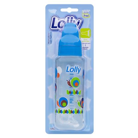 Mamadeira Zoo com capacidade líquida de 240ml e bico de silicone R para líquidos ralos, Na cor Azul - Lolly (lolni) Menor preço em Mamadeira Zoo com capacidade líquida de 240ml e bico de silicone R para líquidos ralos, Na cor Azul - Lolly (lolni)