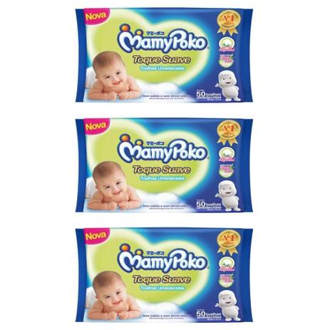 Mamypoko Suave Lenço Umedecido Infantil C/50 (Kit C/03) Menor preço em Mamypoko Suave Lenço Umedecido Infantil C/50 (Kit C/03)