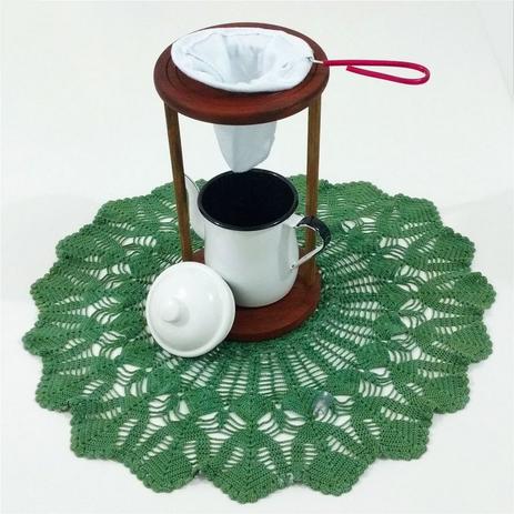 Mancebo Coador de Café em Madeira Com Bule Esmaltado Branco - Metallouça Menor preço em Mancebo Coador de Café em Madeira Com Bule Esmaltado Branco - Metallouça