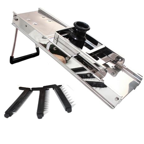 Mandolin Inox Profissional Cortador Fatiador Com 3 Laminas - Citton equipamentos gastronômicos é ruim? Mandolin Inox Profissional Cortador Fatiador Com 3 Laminas - Citton equipamentos gastronômicos é boa?