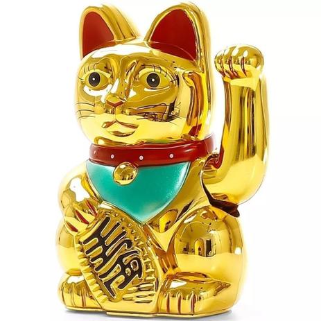 Maneki Neko O Gato Da Sorte Japonês Energia Solar 9 cm - Milly Menor preço em Maneki Neko O Gato Da Sorte Japonês Energia Solar 9 cm - Milly