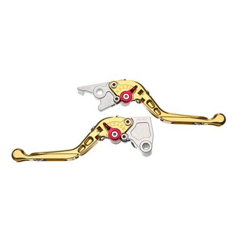 Menor preço em Manete Moto X Super Biker Dourado Kawasaki Ninja 250R 09... Par