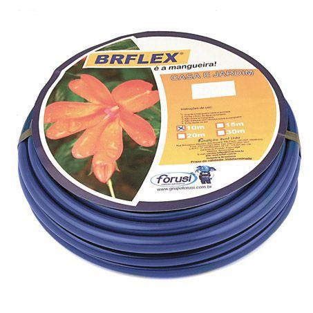 Mangueira 10m Lisa Pop BRFlex Azul Menor preço em Mangueira 10m Lisa Pop BRFlex Azul
