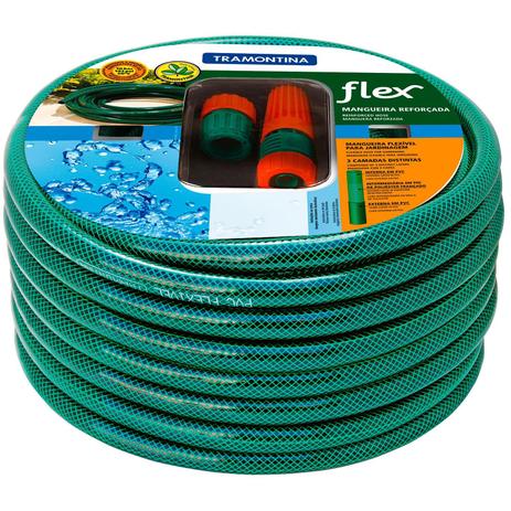Mangueira 25 Metros Flex Verde Para Jardim 79172250 Tramontina Menor preço em Mangueira 25 Metros Flex Verde Para Jardim 79172250 Tramontina