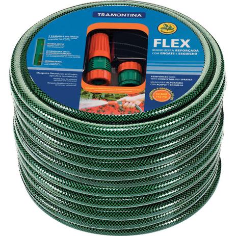 Mangueira 30m 1/2” Flex 79172/300 Tramontina Menor preço em Mangueira 30m 1/2” Flex 79172/300 Tramontina