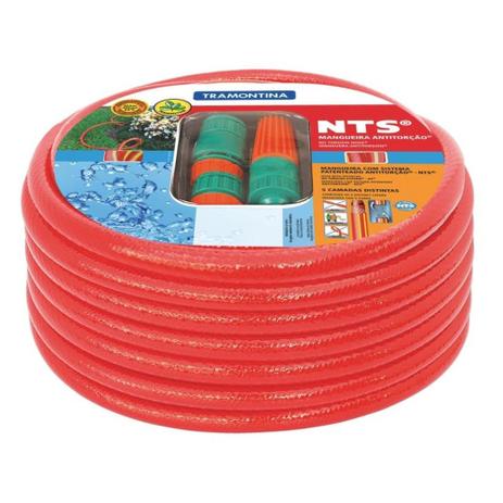 Mangueira antitorção 1/2” rolo 25 metros - Tramontina Menor preço em Mangueira antitorção 1/2” rolo 25 metros - Tramontina