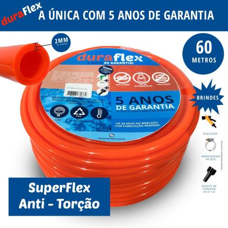 Mangueira de Jardim 60 Metros DuraFlex - 5 Anos de Garantia Menor preço em Mangueira de Jardim 60 Metros DuraFlex - 5 Anos de Garantia