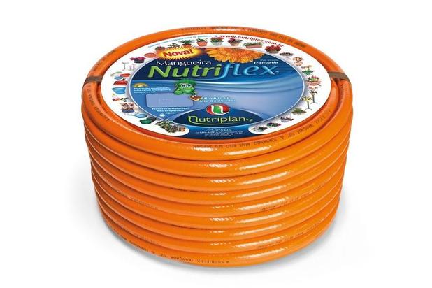 Mangueira de Jardim Trançada 50 Metros 1/2” - Laranja - Nutriplan Menor preço em Mangueira de Jardim Trançada 50 Metros 1/2” - Laranja - Nutriplan