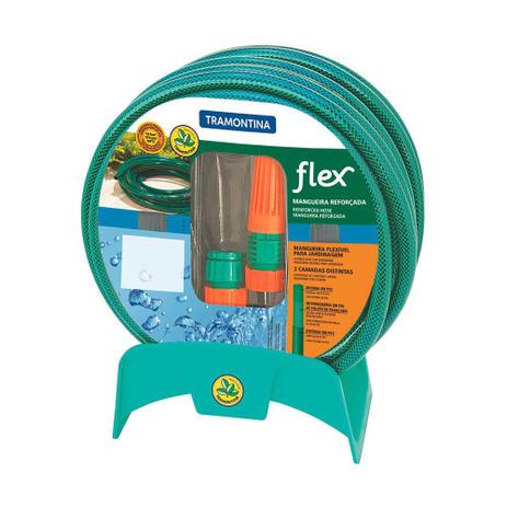 Mangueira Flex para Jardim 25 Metros com Engates Rosqueados Tramontina é boa?