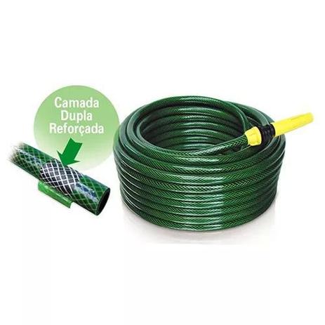 Mangueira FlexLuxo Trançada 20mts 1/2 Monterey VERDE. Menor preço em Mangueira FlexLuxo Trançada 20mts 1/2 Monterey VERDE.
