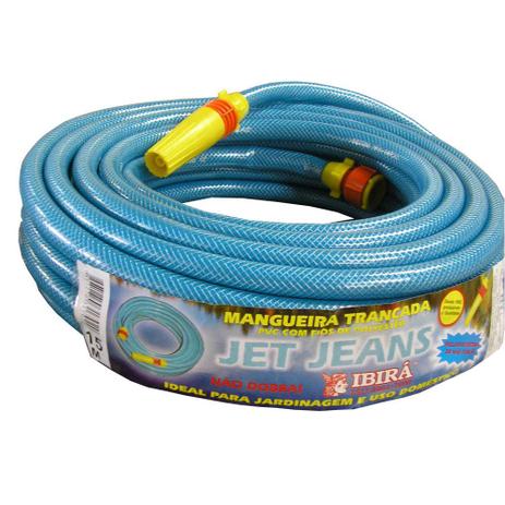 Mangueira Jet Jeans emborrachada 20 metros azul Ibira - Ibirá Menor preço em Mangueira Jet Jeans emborrachada 20 metros azul Ibira - Ibirá