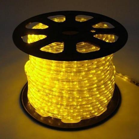 Mangueira Luminosa LED Amarelo Corda Natal Pisca Rolo 100mt 220v - 1101 - Commerce brasil Menor preço em Mangueira Luminosa LED Amarelo Corda Natal Pisca Rolo 100mt 220v - 1101 - Commerce brasil